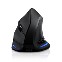 Load image into Gallery viewer, Rechargeable Wireless Mouse Gamer Ergonomic Optical 2.4G 1000/1600/2400 DPI USB Vertical Mice For PC Gaming