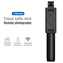 Load image into Gallery viewer, 3 in 1 Wireless Bluetooth Selfie Stick foldable Mini Tripod Expandable Mono pod with Remote Control for ANY SMART PHONE