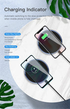 Load image into Gallery viewer, Wireless Charging Pad 10W Qi For iPhone X/XS Max XR 8 Plus  For Samsung S9 S10+ Note 9 8
